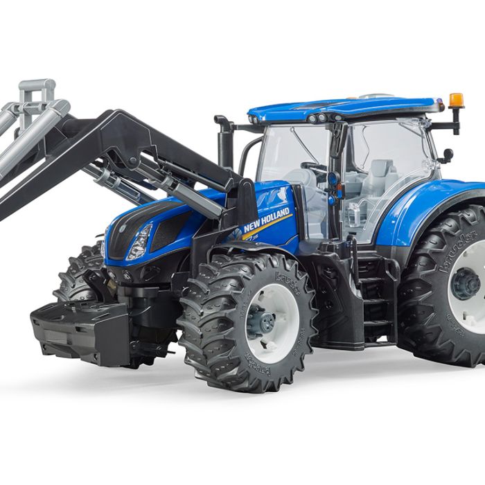 Tractor New Holland T7.315 Con Pala Frontal 03121 Bruder 2