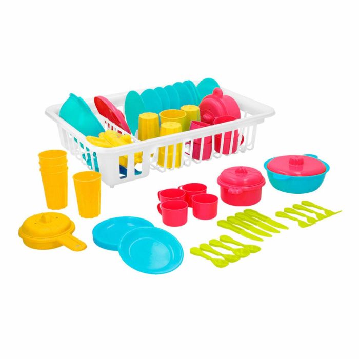 Set de Menaje Infantil Colorbaby Juguete Escurridor 35 Piezas (15 Unidades) 3