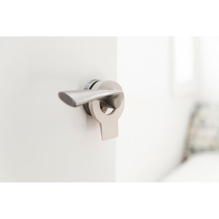 Retenedor de cuña para puerta colgable lock mod. 660 de plástico color arena. rei 5 Retenedor de cuña para puerta colgable lock mod. 660 de plástico color arena. rei 5