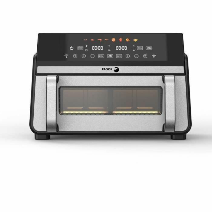 Fagor Freidora sin aceite FG10AF Airfryer - Doble depósito 11L (5,5L x2) - Divisor extraíble - 2200W 2