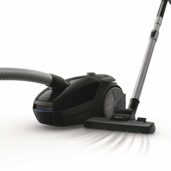 Philips PowerGo Aspirador con Bolsa, Potente, Clase Energética AAA, Filtro Antialérgenos, Atrapa 99.9% Partículas, 3 Litros 3 Philips PowerGo Aspirador con Bolsa, Potente, Clase Energética AAA, Filtro Antialérgenos, Atrapa 99.9% Partículas, 3 Litros 3