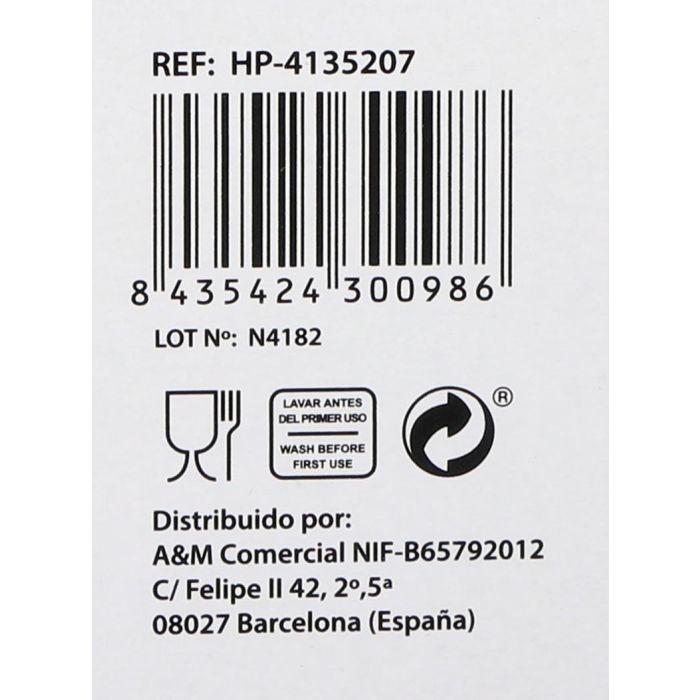 Inde Copa Cava Vega - Copa de Champagne para Cava, 20 cl, Cristal, 4.8 cm de Diámetro x 22.6 cm de Alto (24 Unidades)