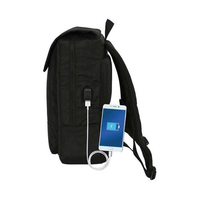 Safta Mochila con solapa portátil 13,3'' + USB Real Betis Balompié Premium Negra 29x39x12cm 7 Safta Mochila con solapa portátil 13,3'' + USB Real Betis Balompié Premium Negra 29x39x12cm 7