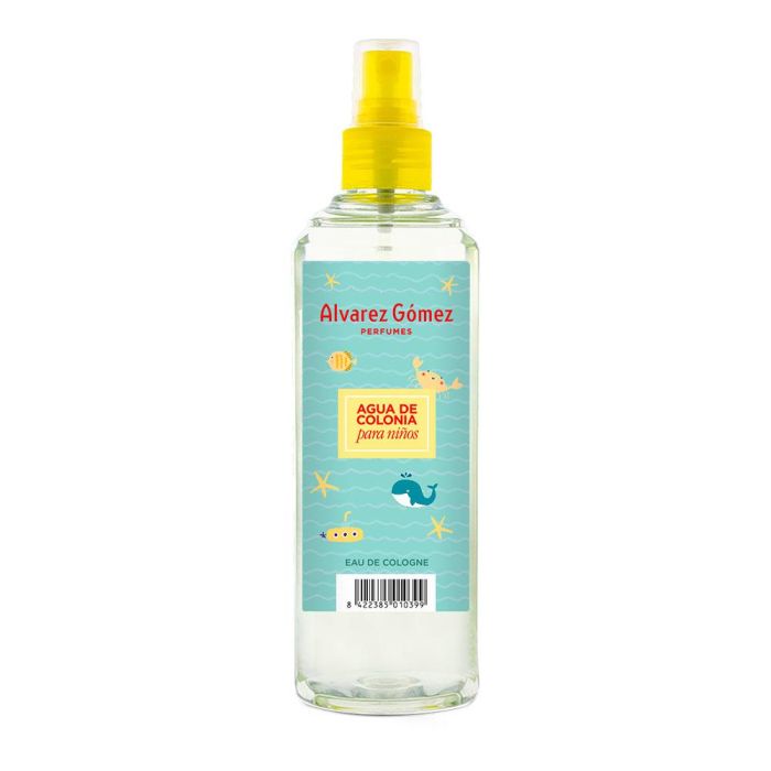 Alvarez Gomez Agua de Colonia para Niños 300 ml Vaporizador Spray Cítrica con Matices Frutales y Florales