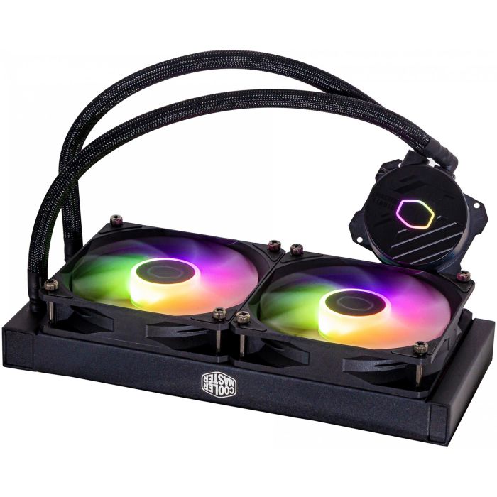 Cooler Master Kit Refrigeración Líquida MasterLiquid 240L Core ARGB - Procesador, 2x120mm, Negro 2