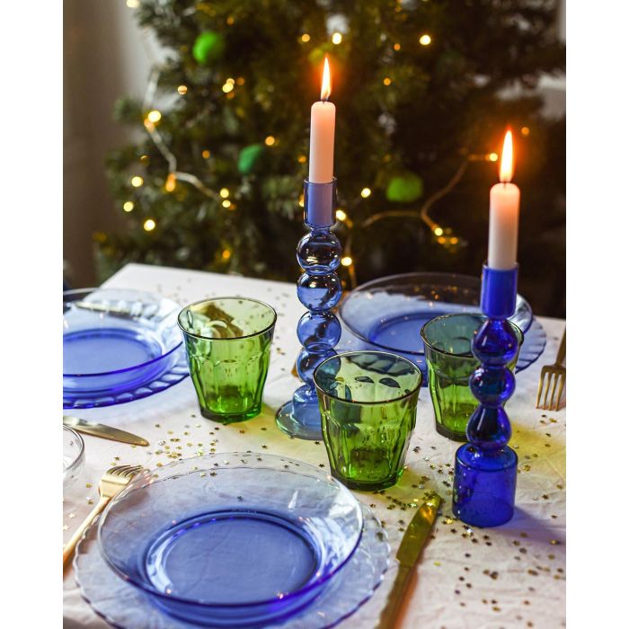 Duralex Vajilla Marine Lys 12 piezas, Platos Llano 23.5 cm, Hondo 19.5 cm, Postre 19 cm (2 Unidades) 5