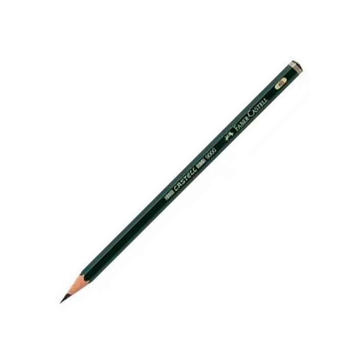 Faber Castell Lápiz de Grafito Ecolápiz 9000-4B, Dureza 4B, Máxima Calidad para Escribir, Dibujar y Bocetar (12 Unidades) (12 Unidades)