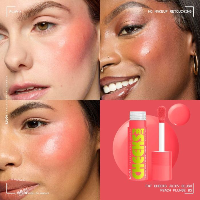 Set de Maquillaje NYX FAT CHEEKS 5