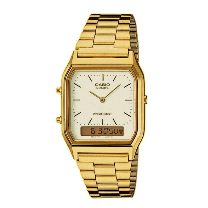 Reloj Hombre Casio AQ-230GA-9DMQYES Oro Dorado Reloj Hombre Casio AQ-230GA-9DMQYES Oro Dorado
