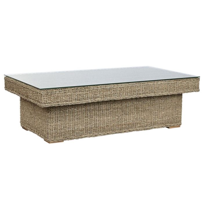 DKD Home Decor Indo 1c25 Sofá de Jardín/Salón Natural Fibra y Teca, Set 3 Piezas con Cojines, 192 cm Ancho 4 DKD Home Decor Indo 1c25 Sofá de Jardín/Salón Natural Fibra y Teca, Set 3 Piezas con Cojines, 192 cm Ancho 4