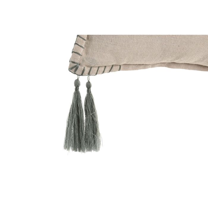 Cojin Boho DKD Home Decor Beige Verde 50 x 30 cm (2 Unidades) 2 Cojin Boho DKD Home Decor Beige Verde 50 x 30 cm (2 Unidades) 2