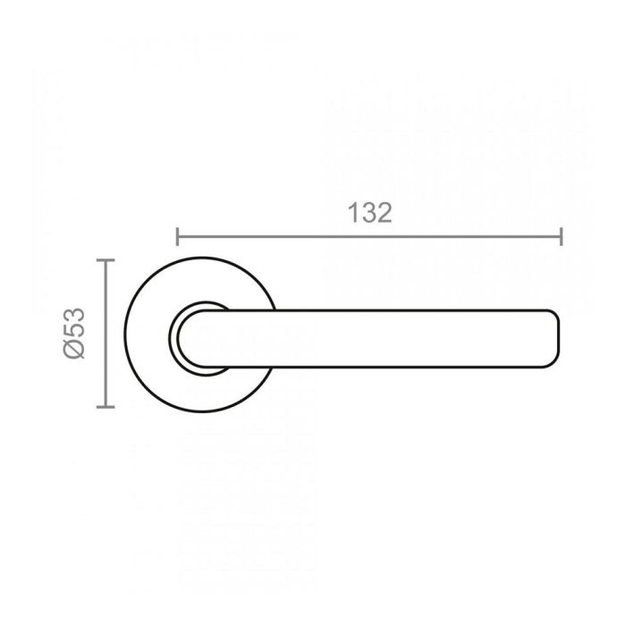 Juego roseta l curva 575 inox. 2 Juego roseta l curva 575 inox. 2