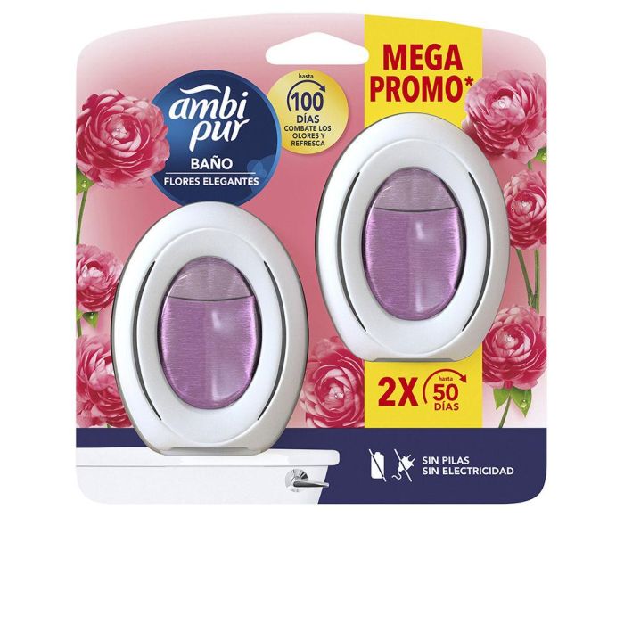 Ambi Pur Baño Ambientador #Flores Elegantes Mega Oferta 90 Días