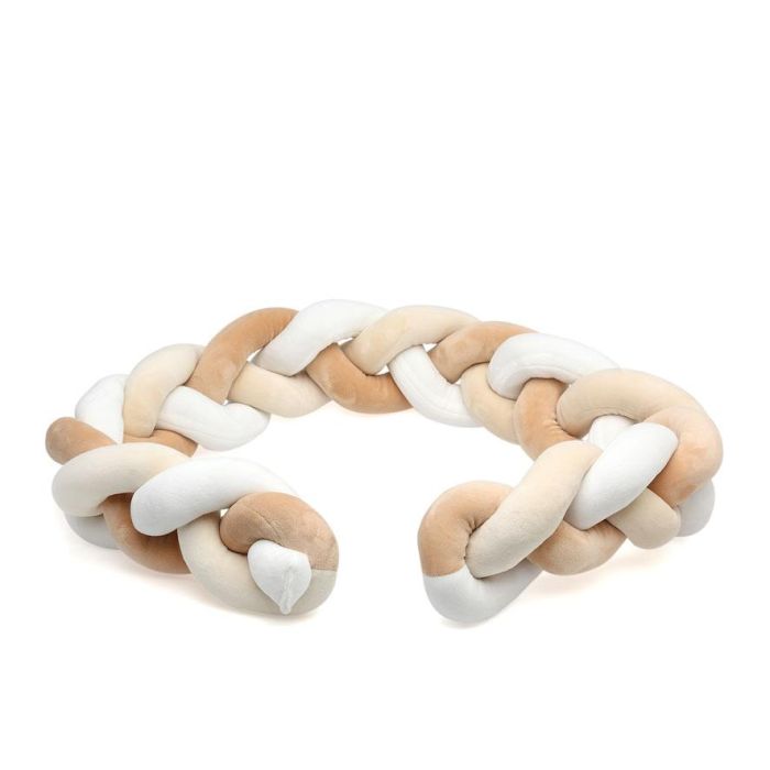 Protector Cuna 150x14X10 cm Beige 2 Protector Cuna 150x14X10 cm Beige 2