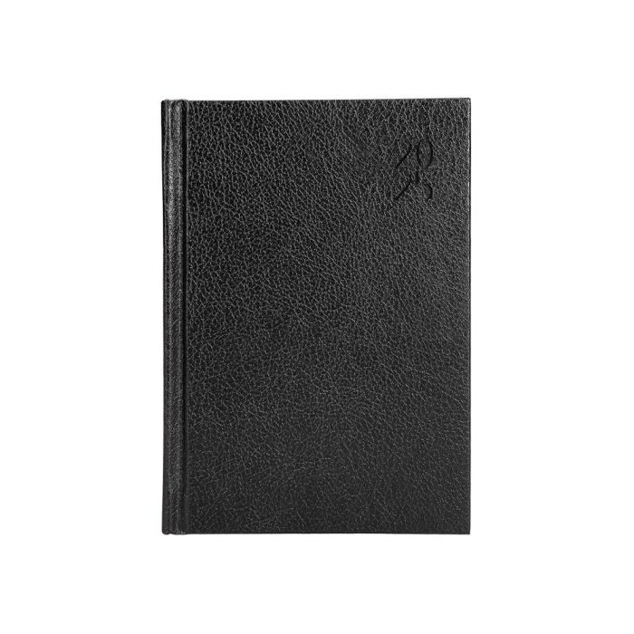 Agenda Encuadernada Liderpapel Corfu A6 2025 Dia Pagina Color Negro Papel 60 gr 1