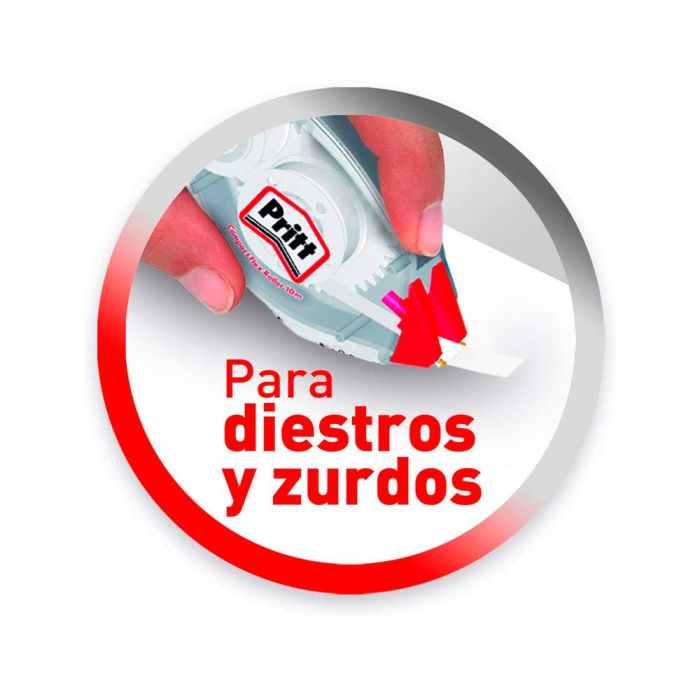 Corrector Pritt Roller Compact Flex 4,2 mm X 10 Mt 24 unidades 5 Corrector Pritt Roller Compact Flex 4,2 mm X 10 Mt 24 unidades 5