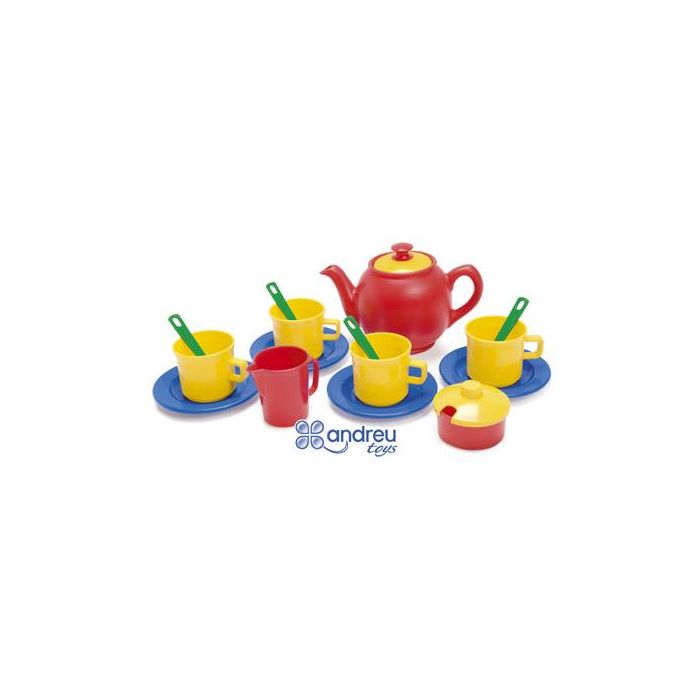 Juego Dantoy Te 4 Servicios 17 Piezas 12x18,5x19 cm