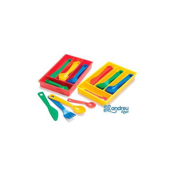 Juego Dantory Cuberteria 4 Servicios 17 Piezas 11,5x18,5x2,5 cm