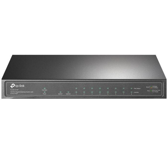 TP-Link TL-SG1210P Switch No Administrado Gigabit Ethernet 9 Puertos RJ45 PoE 63W 1 SFP Montaje Pared 0 TP-Link TL-SG1210P Switch No Administrado Gigabit Ethernet 9 Puertos RJ45 PoE 63W 1 SFP Montaje Pared 0