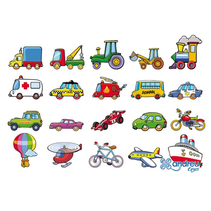 Juego Andreutoys Vehiculos Magneticos 8 cm Caja De 20 Unidades Surtidas 20,6x19X4,5 cm 1