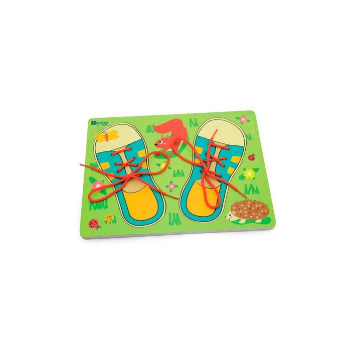 Juego Andreutoys Enhebrar Hilar Y Coser 30x22,5x1,3 cm