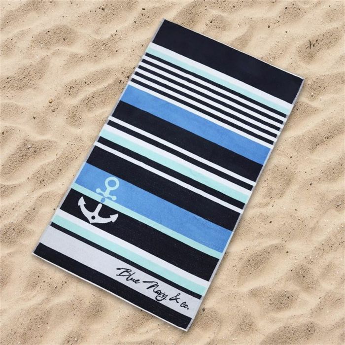 Toalla de Playa Secaneta SA000270-018 Negro 100 x 170 cm 2