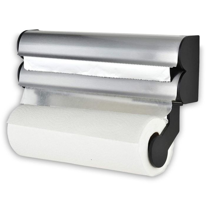Quttin Dispensador de Aluminio, Film y Papel - 20 cm Ancho x 7 cm Alto x 34 cm Largo (6 Unidades) 7 Quttin Dispensador de Aluminio, Film y Papel - 20 cm Ancho x 7 cm Alto x 34 cm Largo (6 Unidades) 7