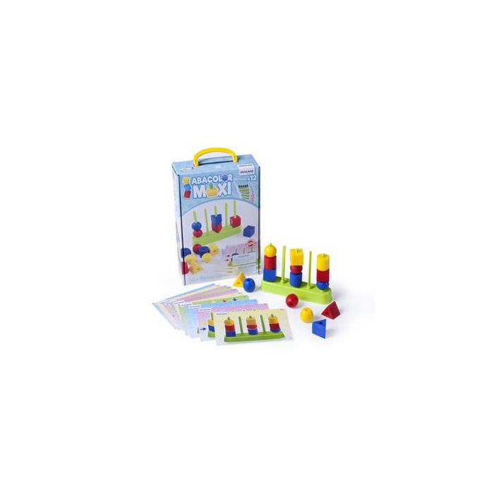 Juego Miniland Abacolor 5 Columna Maxi 15 Piezas