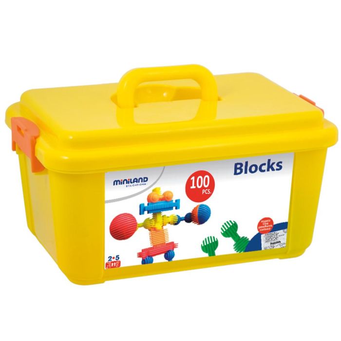 Juego Miniland Interstar Blocks 100 Piezas 1