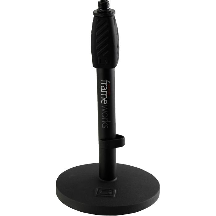 Soporte De Micro De Sobremesa Base Redonda 15 Cm Altura Regulable 1 Soporte De Micro De Sobremesa Base Redonda 15 Cm Altura Regulable 1