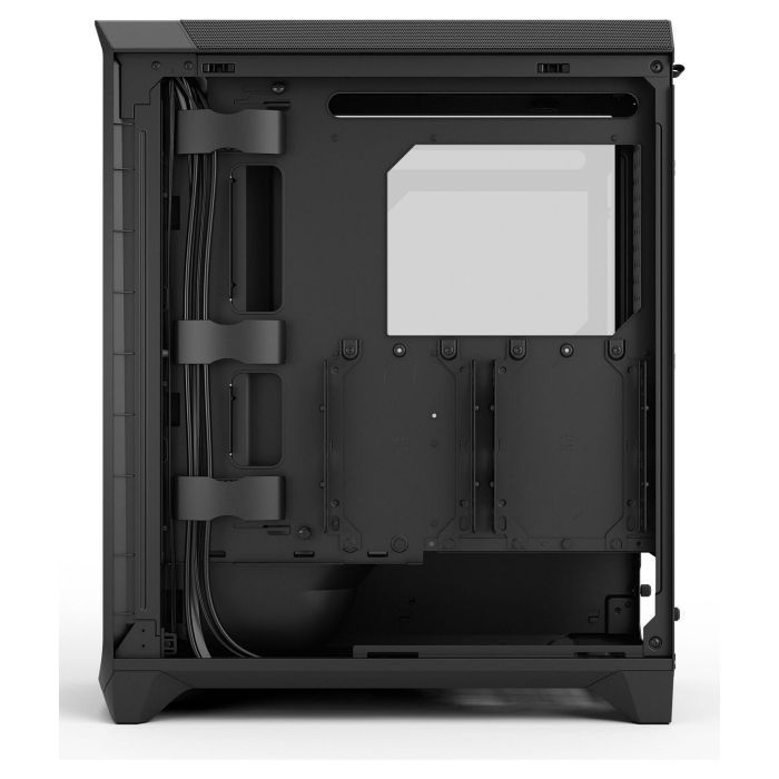 Fractal Design Meshify 3 Caja Negra con Ventana de Vidrio Templado para PC ATX/EATX/Micro-ATX/Mini-ITX, 7 Ranuras de Expansión, Compatible con Juego 4