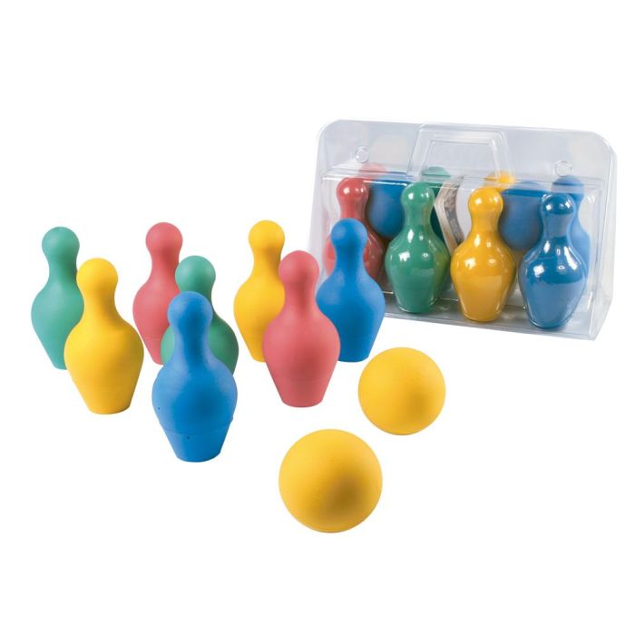 Juego De Bolos Amaya En Foam 8 Piezas Y 2 Pelotas Longitud 18 cm 1