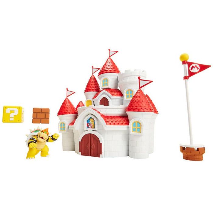 Playset Mushroom Kingdom Castle Mario Bros Nintendo 3 Playset Mushroom Kingdom Castle Mario Bros Nintendo 3