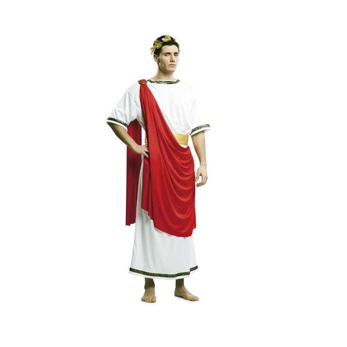 Disfraz cesar túnica con manto, cinturón y tocado talla XXXL Disfraz cesar túnica con manto, cinturón y tocado talla XXXL