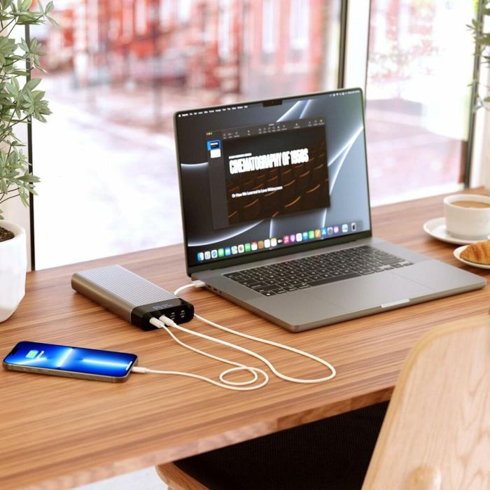 HYPER HJ245B Batería Externa 27000 mAh Plata 3