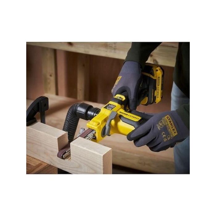 Lima eléctrica inalámbrica + 2 baterías de 2 Ah + cargador - Stanley Fatmax - SFMCE210D2K-QW - 18 V 2