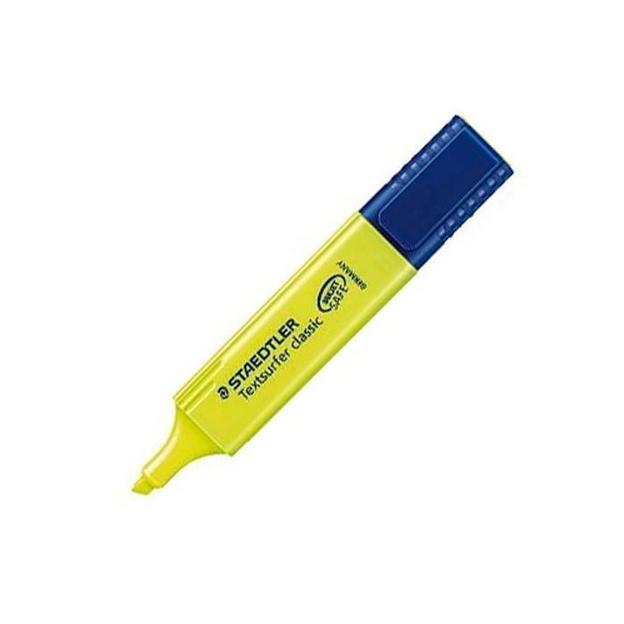 Staedtler Marcador Fluorescente Textsurfer Classic Amarillo - Caja de 10 Unidades (10 Unidades)