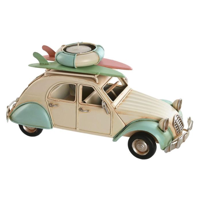 Figura Decorativa Home ESPRIT Azul Verde Rosa Vintage 28 x 11 x 11,5 cm (3 Unidades) 1