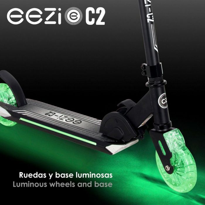 Patinete Eezi Negro 2 Unidades 4 Patinete Eezi Negro 2 Unidades 4