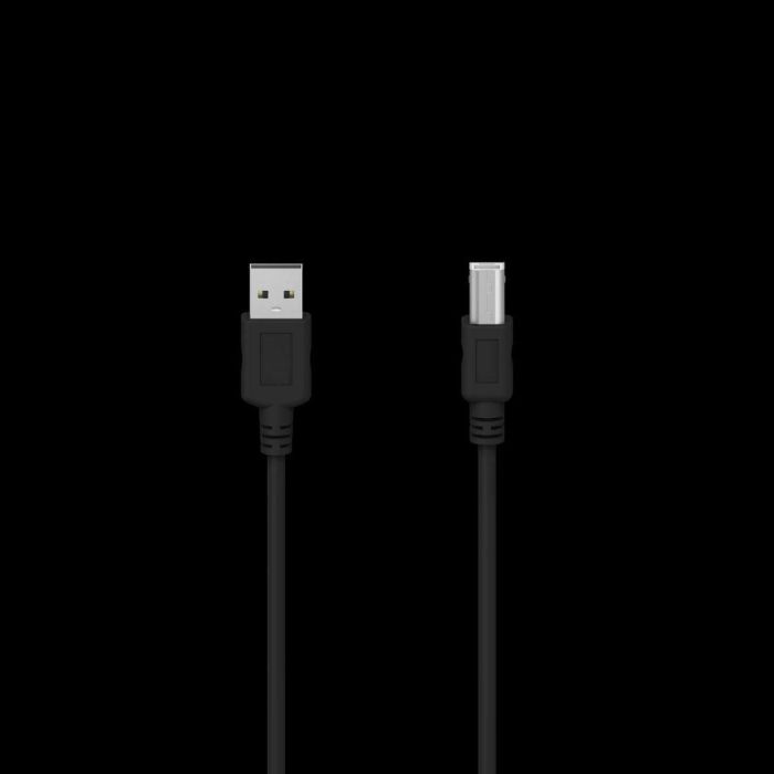 Cable USB A a USB B Hama Technics 00300065 Gris (1,5 m) Cable USB A a USB B Hama Technics 00300065 Gris (1,5 m)