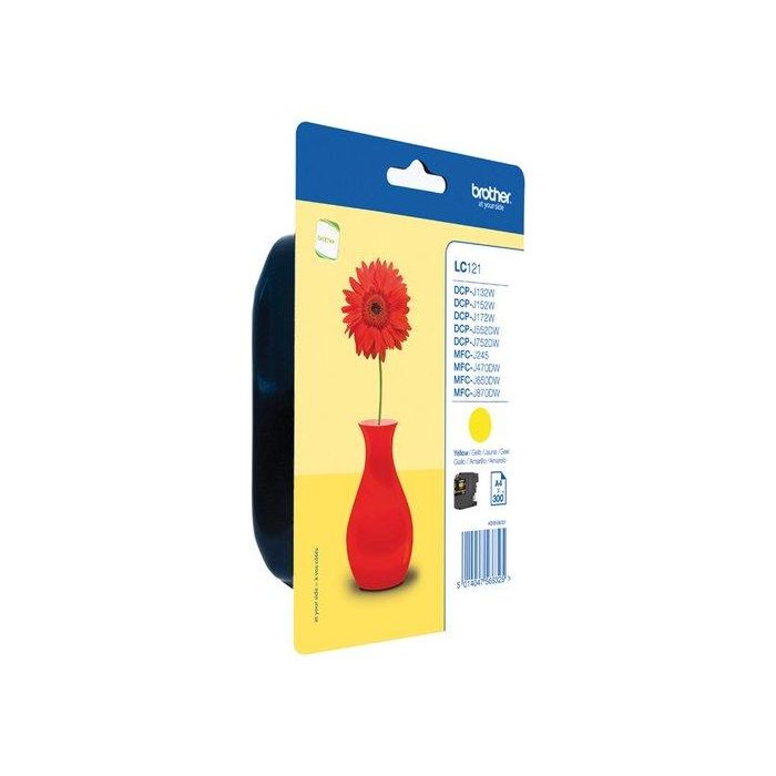 BROTHER Cartucho tinta Amarillo DCP-J552dw MFC-J470dw, 300 pag.