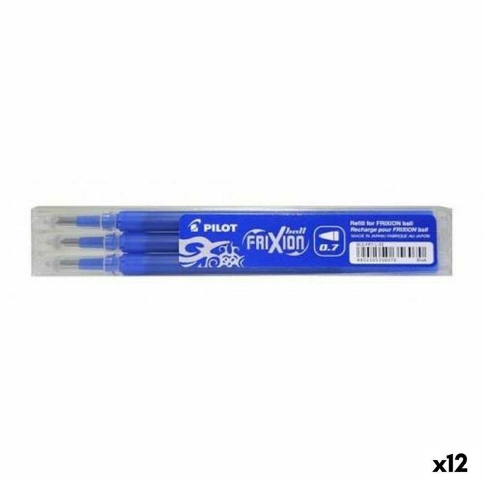 Set de recambios Pilot Frixion 0,7 Bolígrafo 3 Piezas Azul (12 Unidades) Set de recambios Pilot Frixion 0,7 Bolígrafo 3 Piezas Azul (12 Unidades)