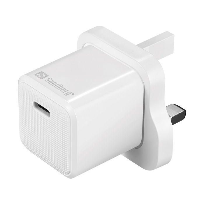 Sandberg USB-C AC 20W Charger UK + Lightning 1M 1 Sandberg USB-C AC 20W Charger UK + Lightning 1M 1