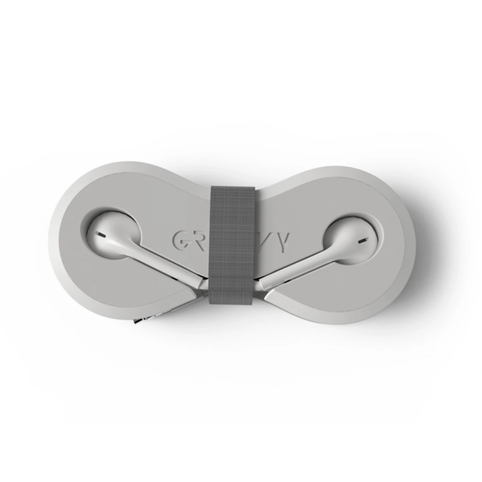 Groovy Auriculares con Micrófono, Conector Jack 3,5 mm y Enrollador de Cables, Color Blanco 2