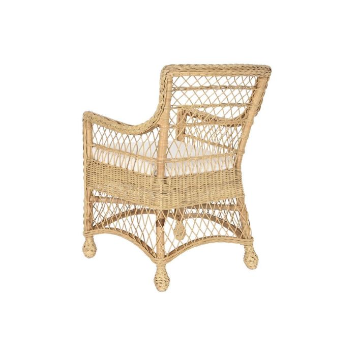 Sillón DKD Home Decor Blanco Natural 56 x 63 x 86 cm 1 Sillón DKD Home Decor Blanco Natural 56 x 63 x 86 cm 1