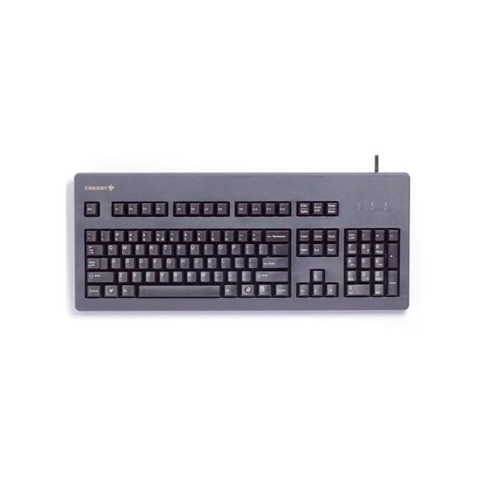 Cherry G80-3000 LSCDE-2 Teclado alámbrico USB + PS/2 completo 105 teclas PC/Servidor Negro