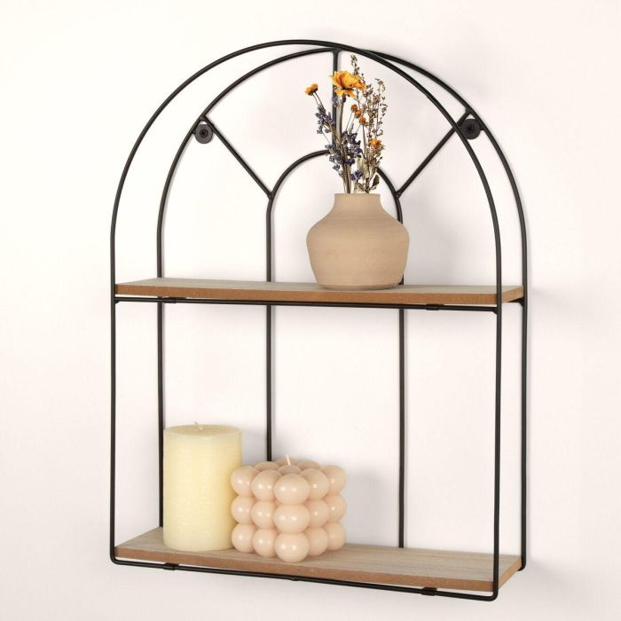 Estantería Max Home Hierro Madera MDF 35 X 45 X 10 CM (6 Unidades) 1