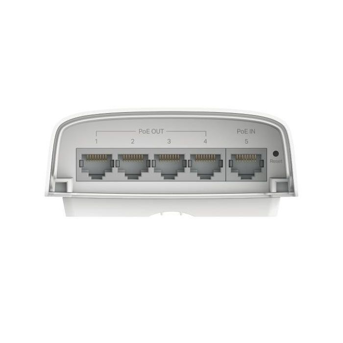 Omada 1× 10/100/1000 Mbps RJ45 PoE In, 4× 10/100/1000 Mbps RJ45 PoE Out, 10 Gbps, 8K MAC, 9 KB Jumbo, 100 x 38.5 x 170 mm 1 Omada 1× 10/100/1000 Mbps RJ45 PoE In, 4× 10/100/1000 Mbps RJ45 PoE Out, 10 Gbps, 8K MAC, 9 KB Jumbo, 100 x 38.5 x 170 mm 1