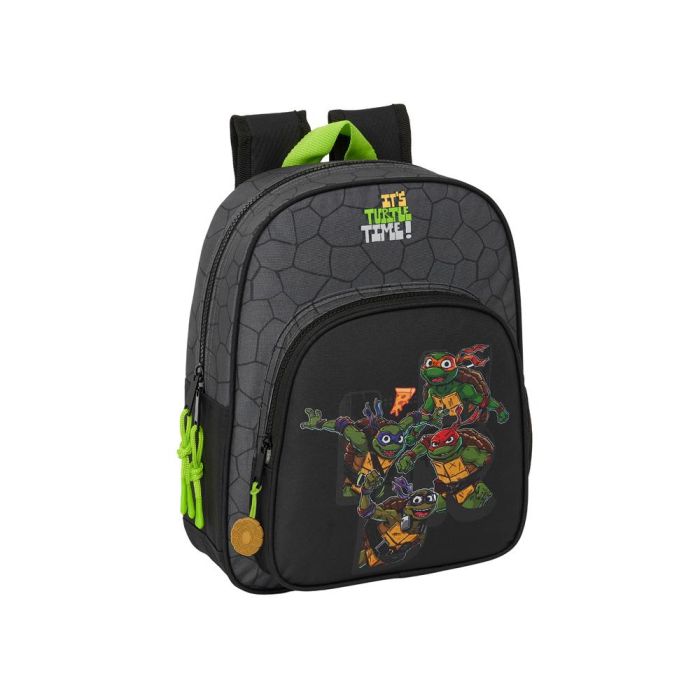 Mochila Safta Infantil Adaptable A Carro Tortugas Ninja 330x270x100 mm