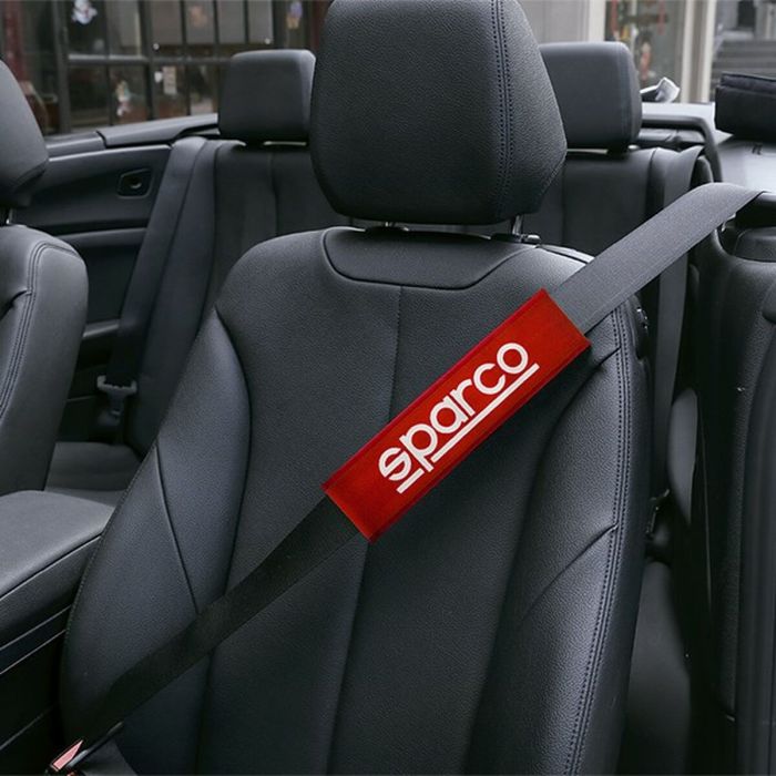 Almohadillas para Cinturón de Seguridad Sparco SPC1209RD Rojo 1
